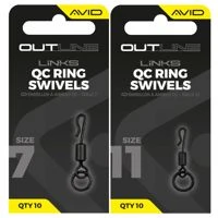 Avid Carp Outline QC Ring Swivels